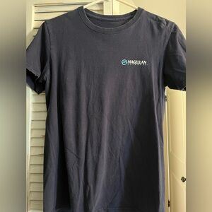 Magellan Outdoors Navy Short-Sleeve Tee with Teal Logo